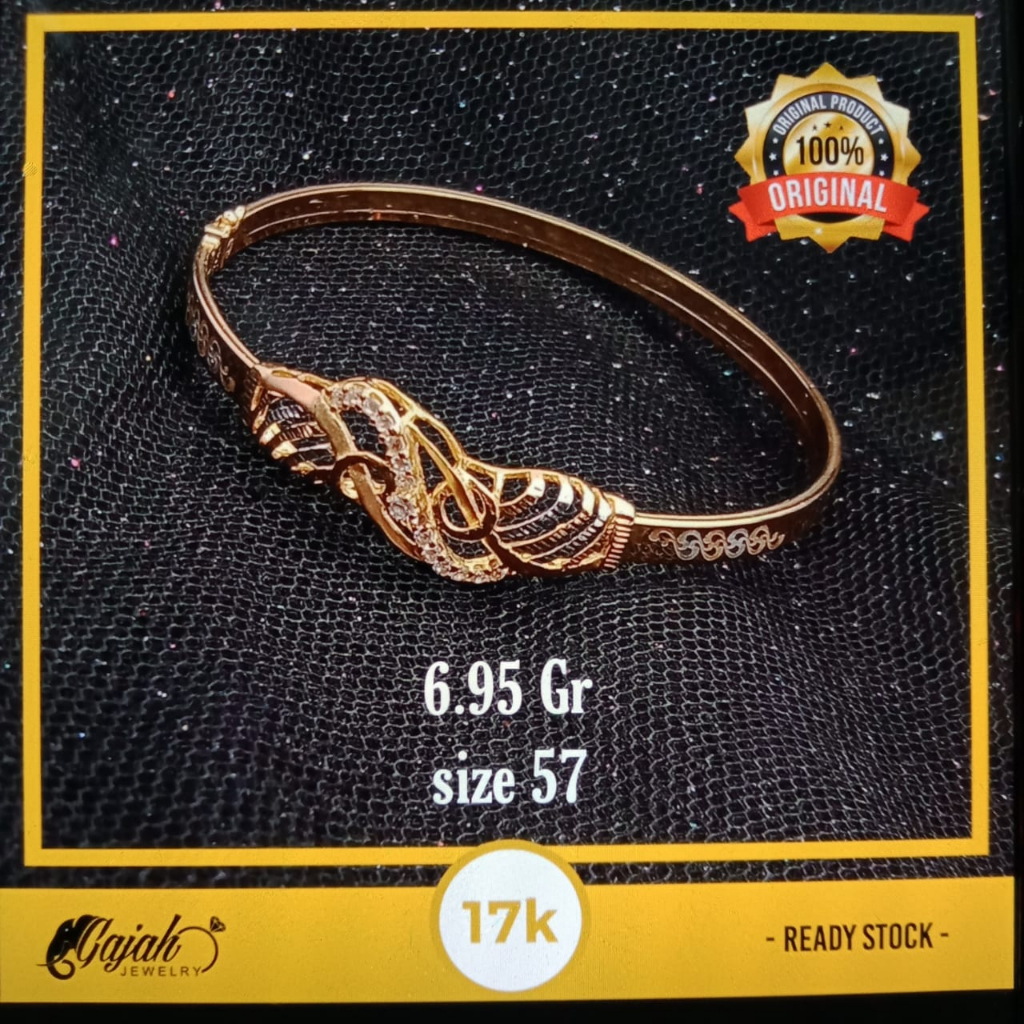 Gelang Emas 17K - 6.95 Gr Kadar 750 - 4735