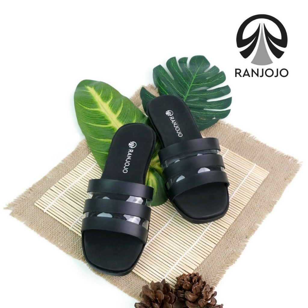 Sandal Selop Wanita JR 002 Sendal Slop Flat Casual Terbaru Murah Kekinian