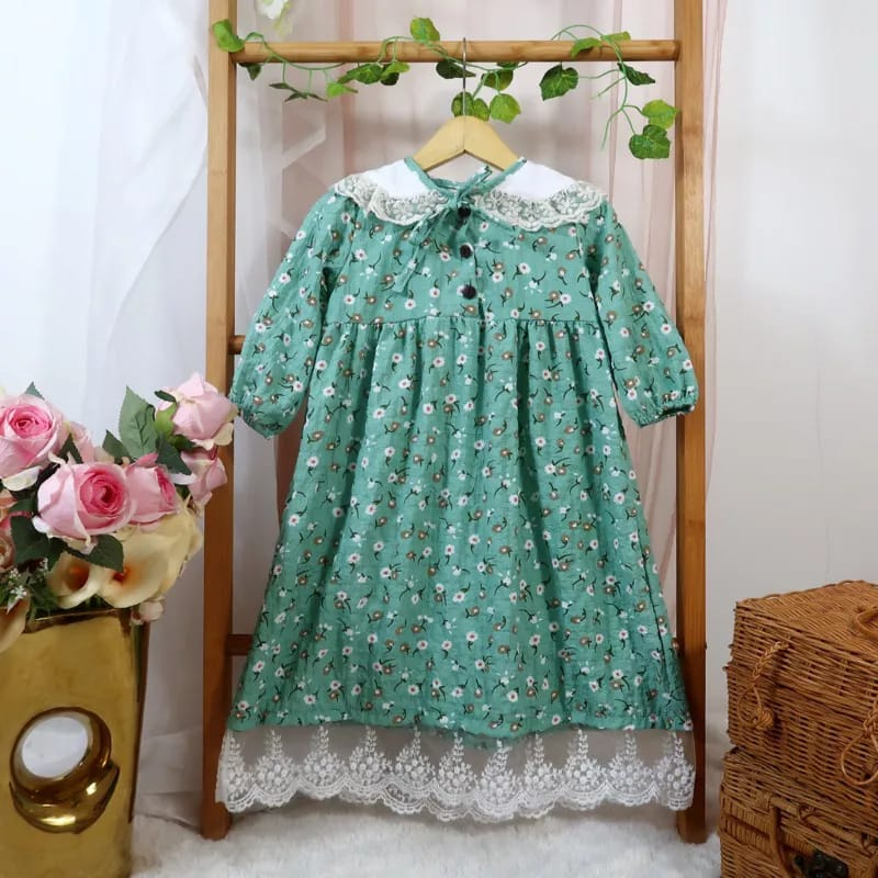PROMO 2-6Th Gamis Momo By Maybee kids / Gamis Anak / Baju Anak Lebaran / Dress AnakBaju pesta Anak /
