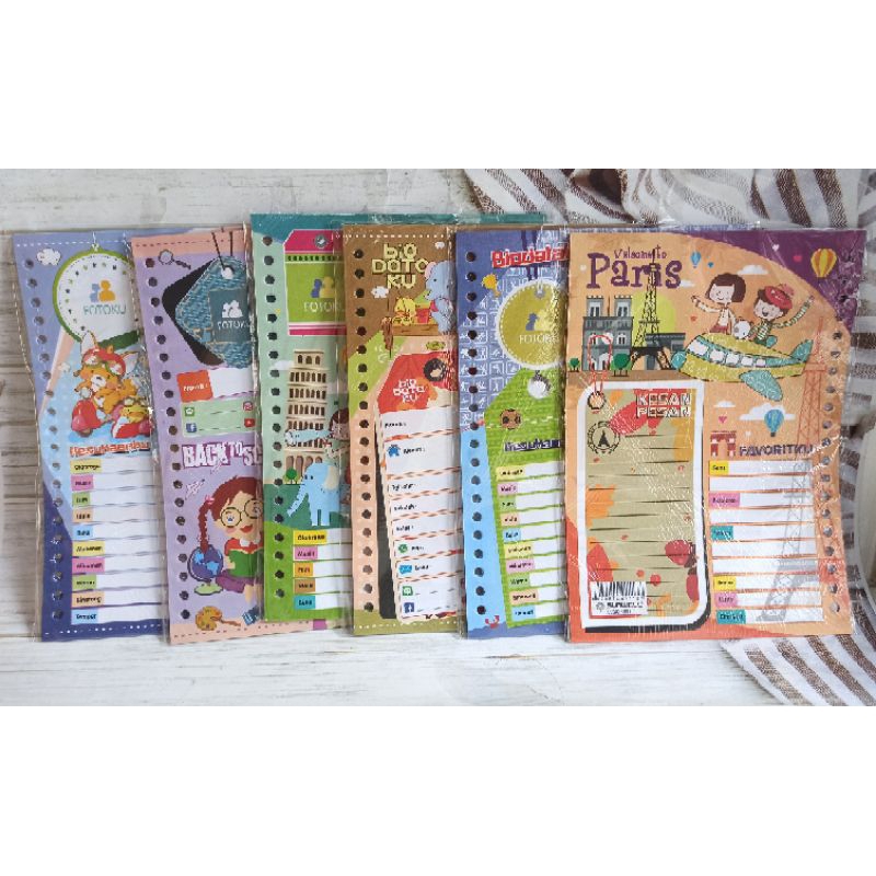 

ISI BINDER KECIL/LOOSE LEAF UK A5-20LBR BIODATA SUNWELL