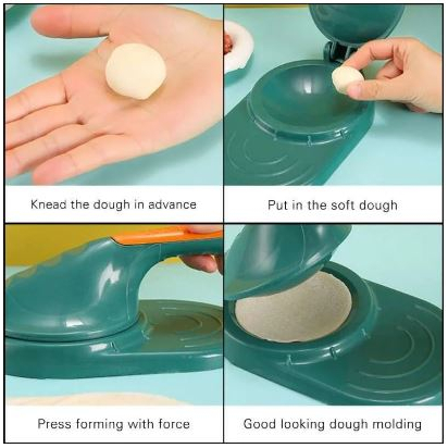 Alat Press Cetakan Kulit Pangsit Pastel Manual / Penekan Lembaran Adonan Dimsum Siomay Dumpling Suikiaw Gyoza [MF]