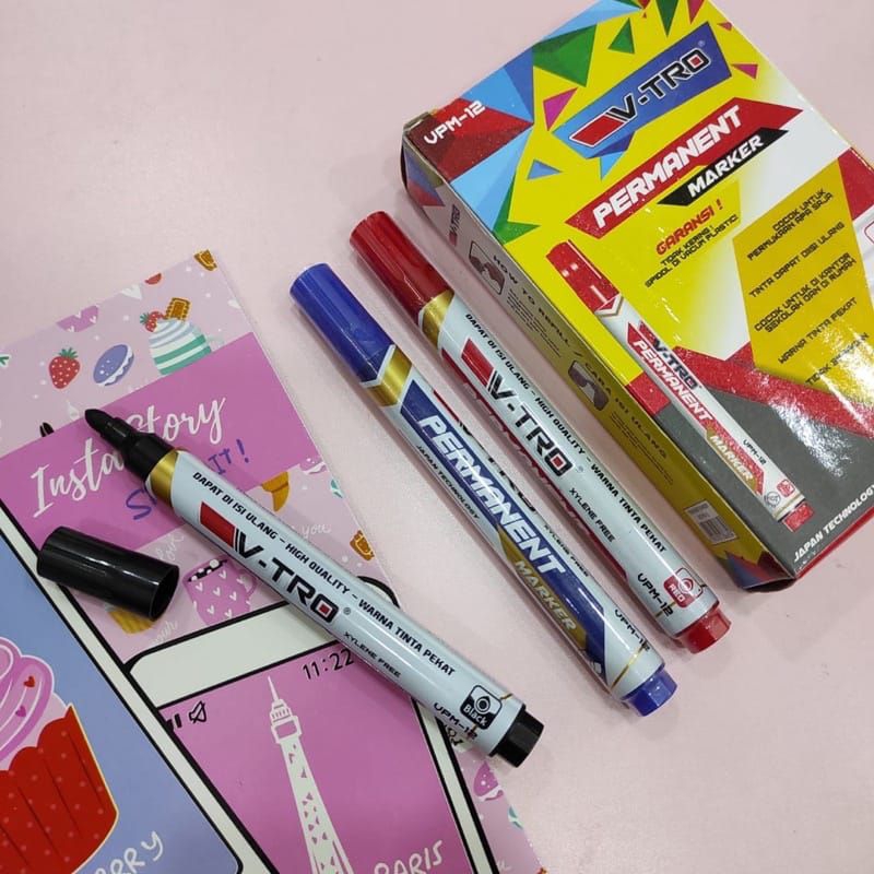 Spidol Whiteboard dan Permanent MONTANA (MW-12) Retail