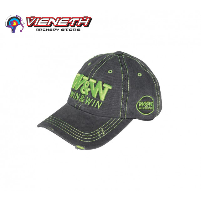 TOPI WINWIN ARCHERY - HAT WIN&WIN CAP 6 GREY GREEN - TOPI PANAHAN