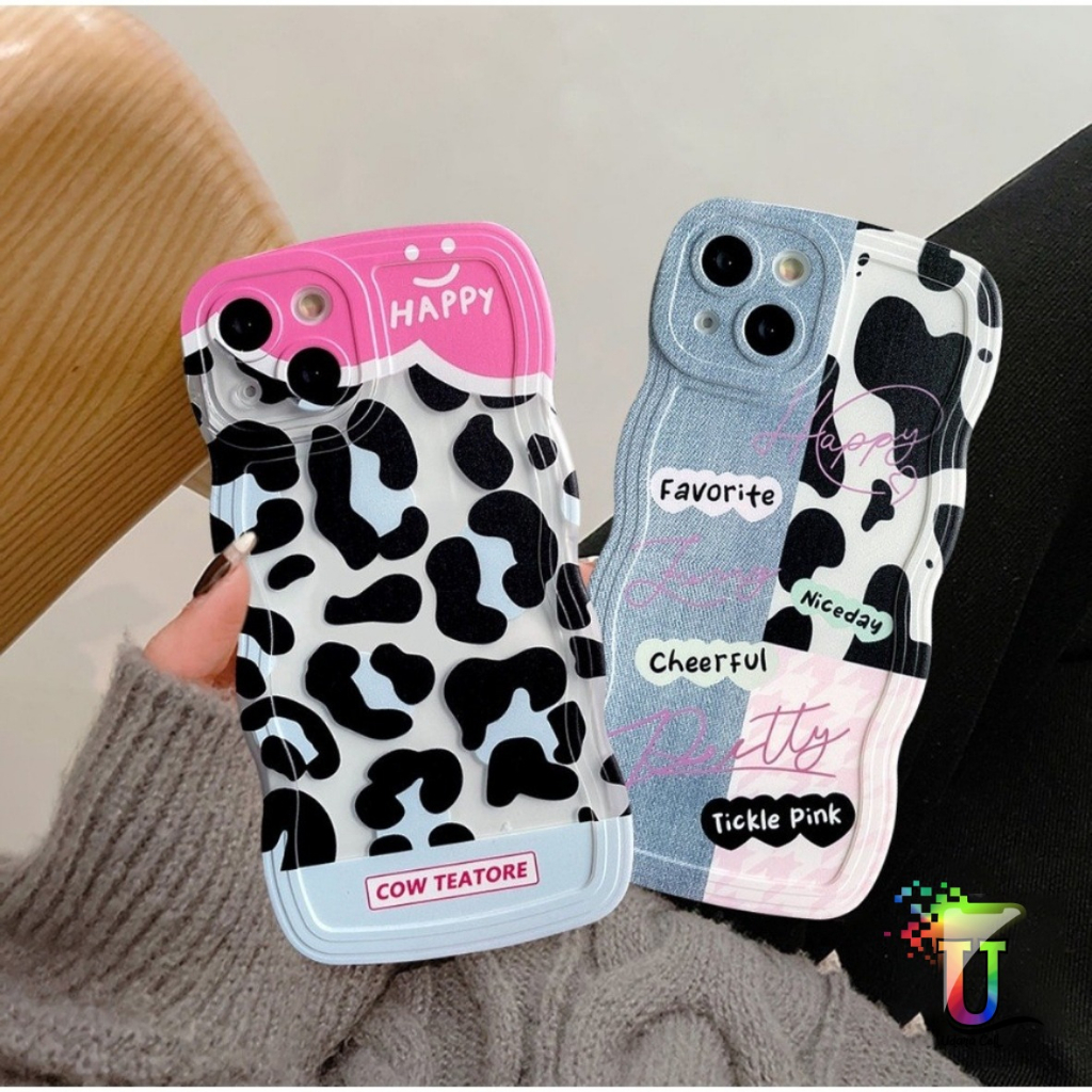 CUSTOM SOFTCASE WAVE GELOMBANG CLEAR CUSTOM LEOPARD FOR INFINIX SMART 5 6 HD 6 PLUS HOT 9 10 11 12 P