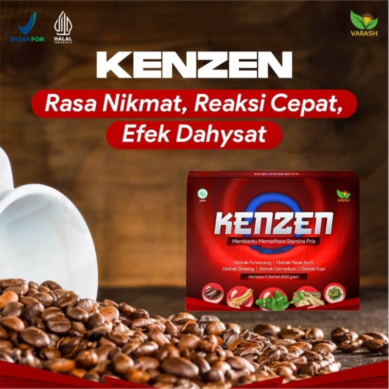 Kenzen Kopi Herbal untuk Stamina Pria Perkasa