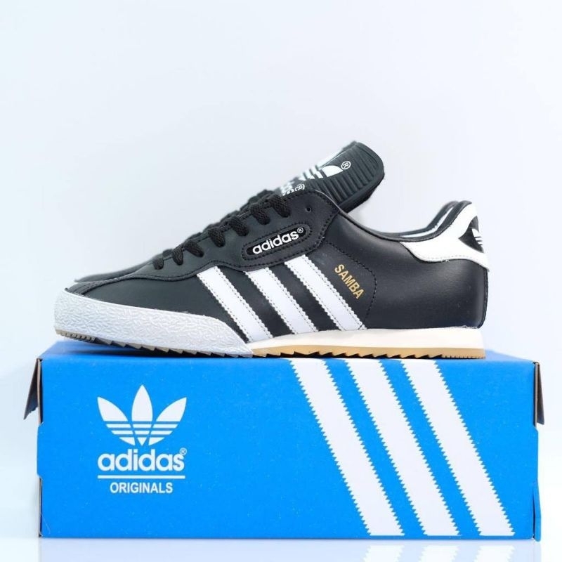 ⭐️⭐️⭐️⭐️⭐️ADIDAS SAMBA SUPER BLACK WHITE BNWB ORIGINAL