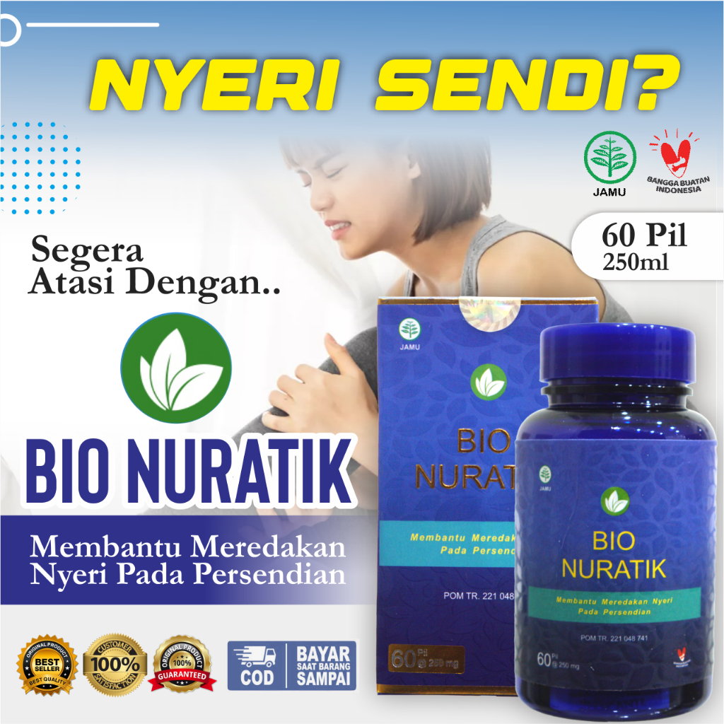 

BIO NURATIK OBAT NYERI SENDI PEGEL LINU ASAM URAT REMATIK