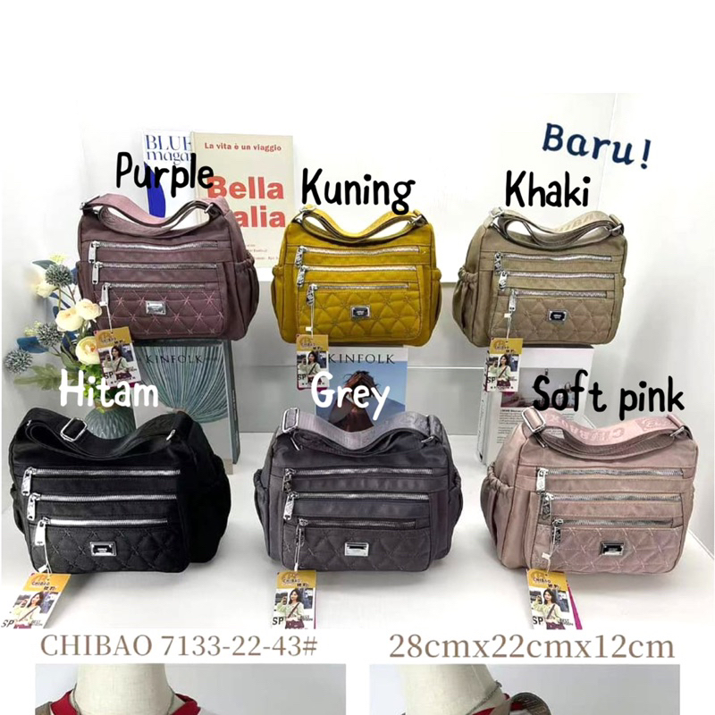 CB7133-XL SELEMPANG WANITA IMPORT CHIBAO