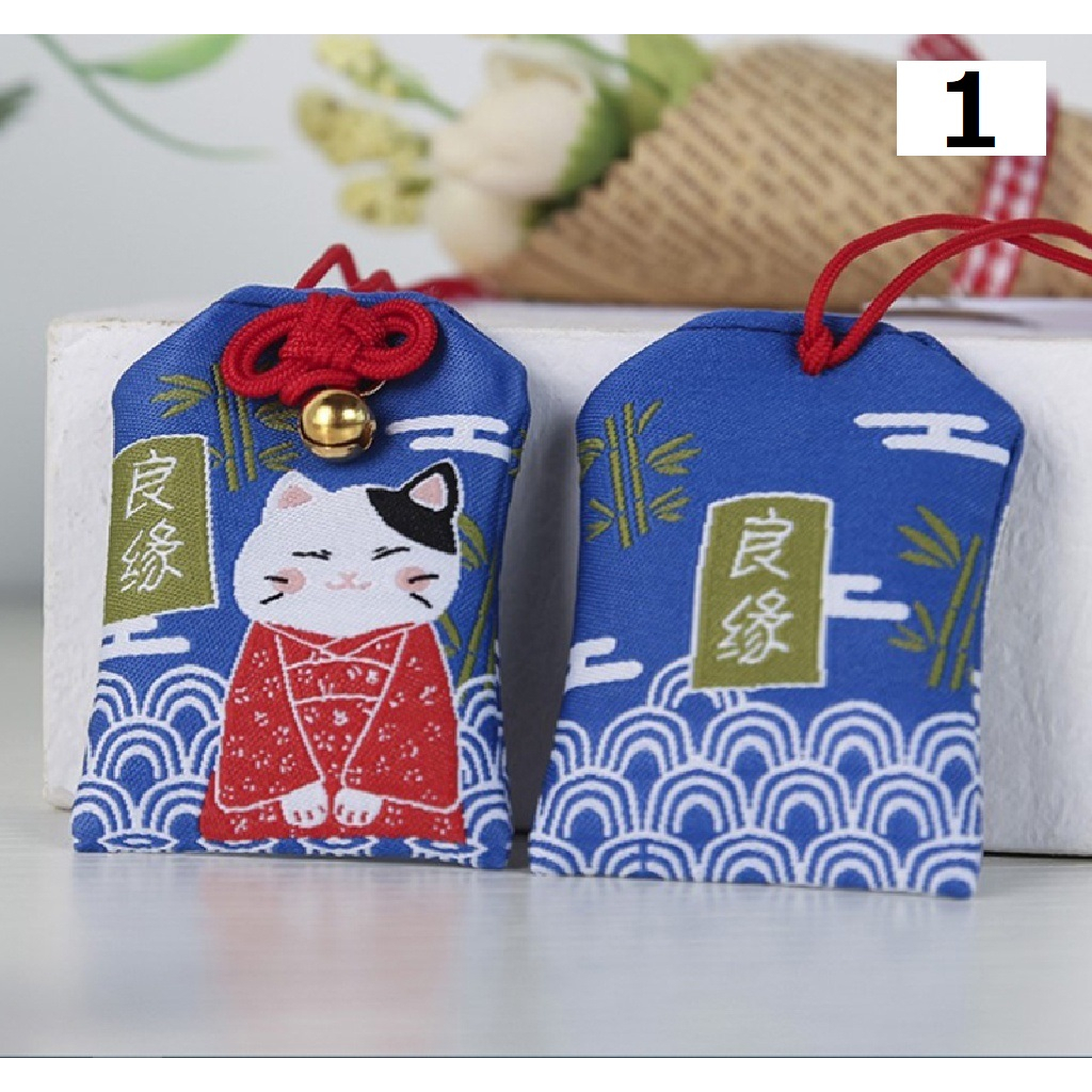 JPN013 – Keychain Gantungan Kunci Omamori Japanese Fortune Bag Pendant Jimat