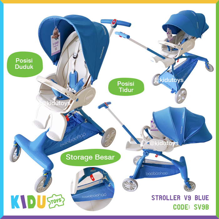 Baobaohao Stroller Anak Bayi V9 Kidu Toys