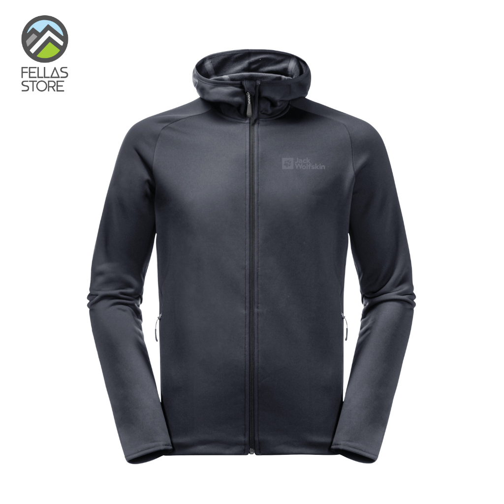 Jack Wolfskin - Men's Baiselberg Hooded Full Zip Phantom