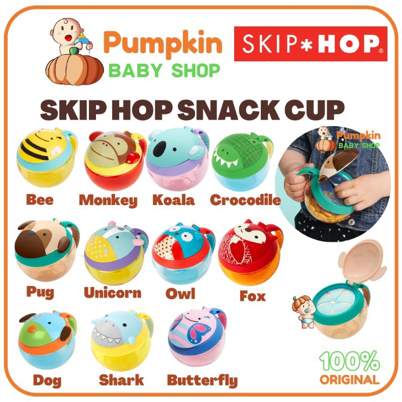 SKIP HOP SNACK CUP / SkipHop snack cup tempat cemilan anak