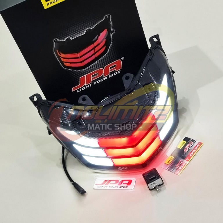 Stoplamp JPA Black Edition Lampu Rem Belakang LED 3 in 1 NMAX OLD