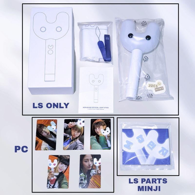 [READY STOCK] Light Stick NewJeans | Parts Minji | PC | PHOTOCARD LIGHTSTICK New Jeans HAERIN HANNI 
