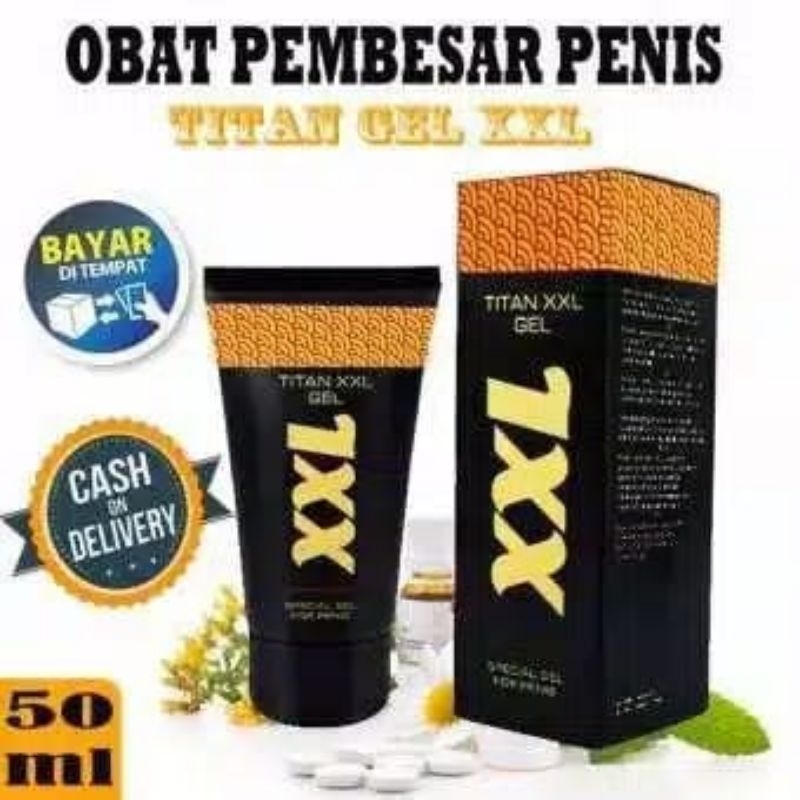 COD Titan gell gold 100% Asli Original Rusia Permanen Obat Pembesar Alat Kelamin Pria