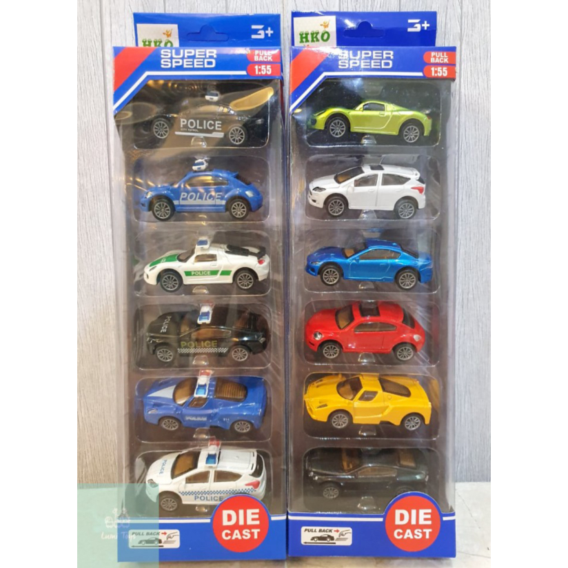 

Dijual Mainan Anak Mobil Polisi Balap Super Speed Diecast Set Pull Back 731 Diskon