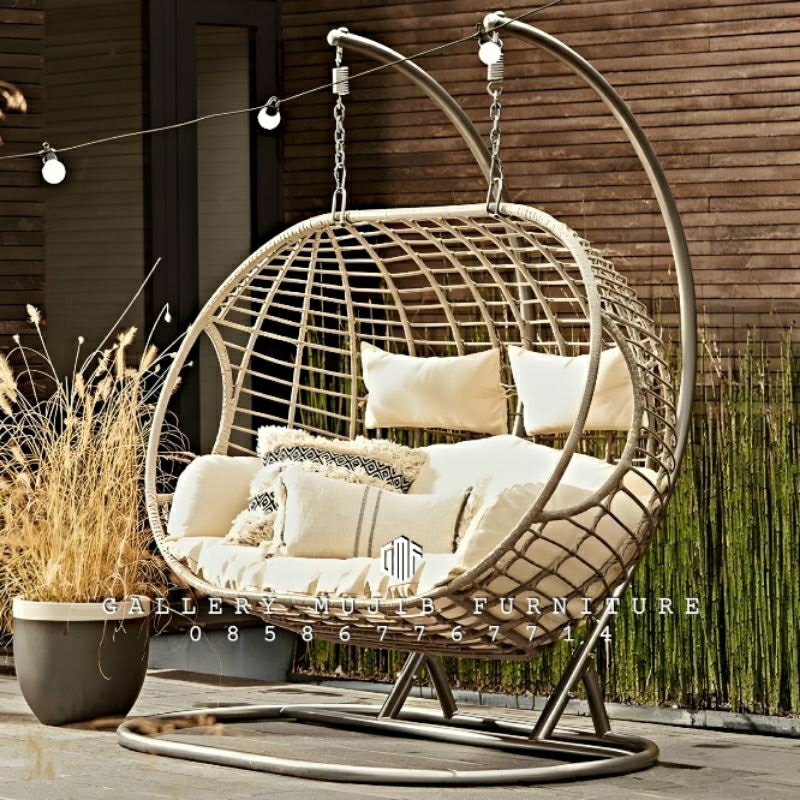 Ayunan rotan jumbo ayunan rotan sintetis jumbo ayunan outdoor