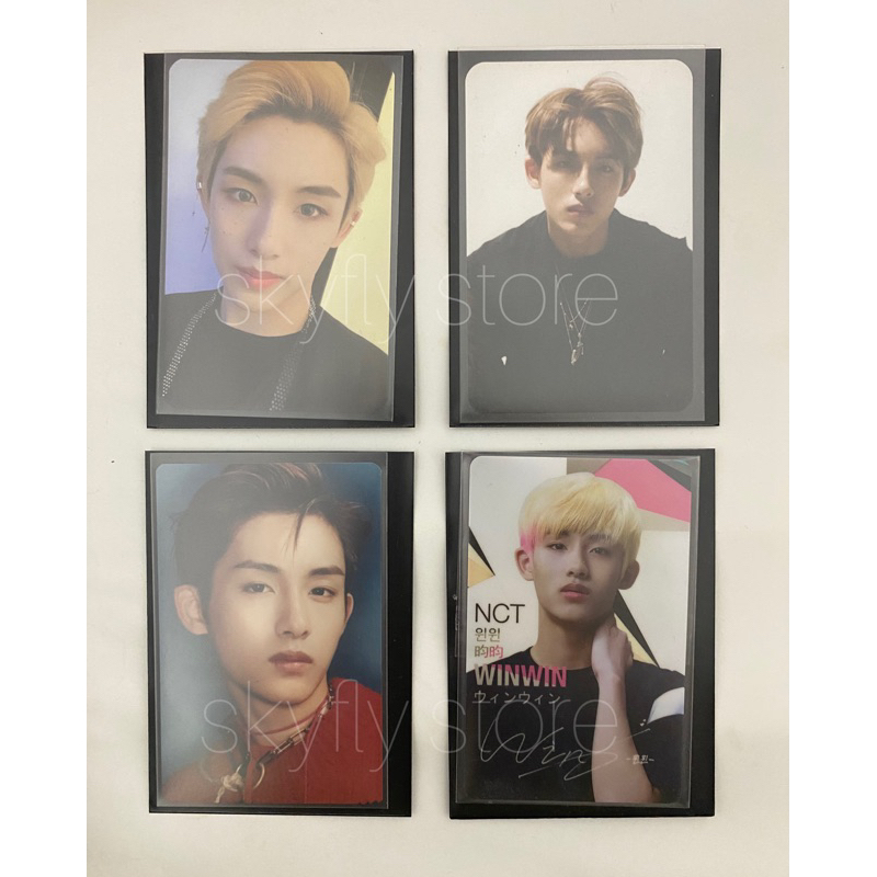 photocard winwin rare nct wayv collect book 2018 lotte avenue no hole passport wallet binder regulat