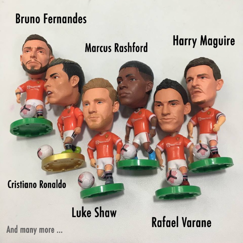 Figure Miniatur Pemain Bola Emyu Football Figure Action Figure Bola MU Kodoto Soccerwe Cristiano Ron