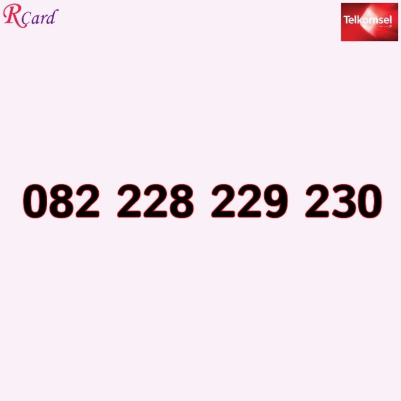 Perdana Nomor Cantik Simpati Telkomsel Jadul 2012 Tripel ABC Naik Rapi 228 229 230