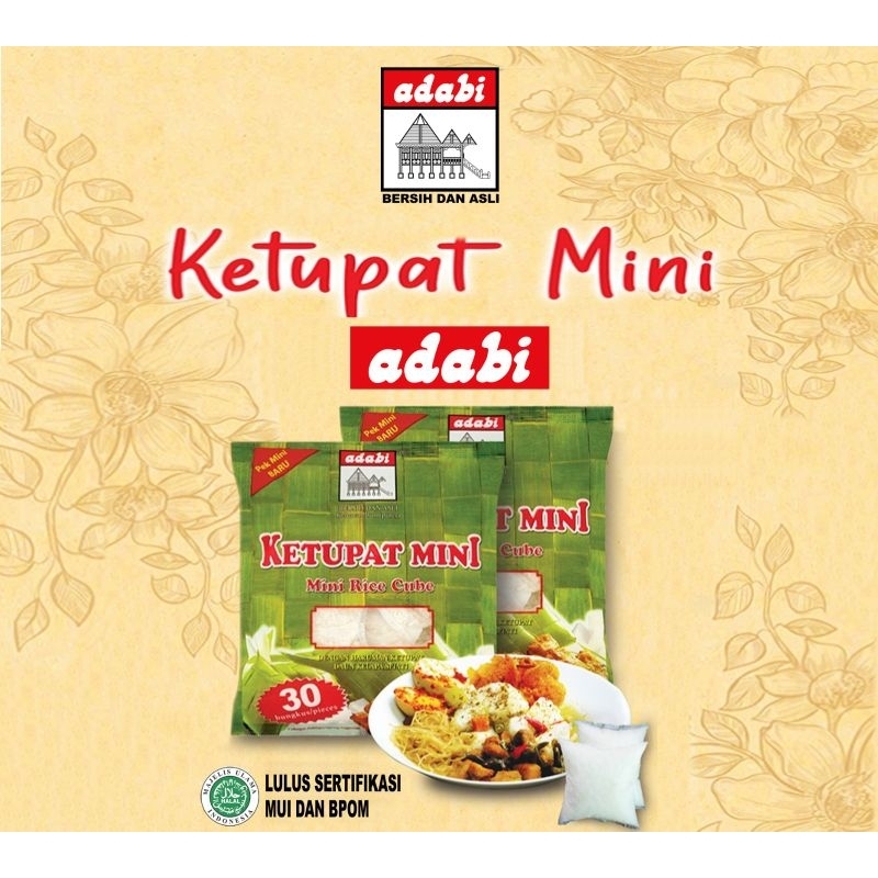 

Ketupat Mini Adabi (5 PC)