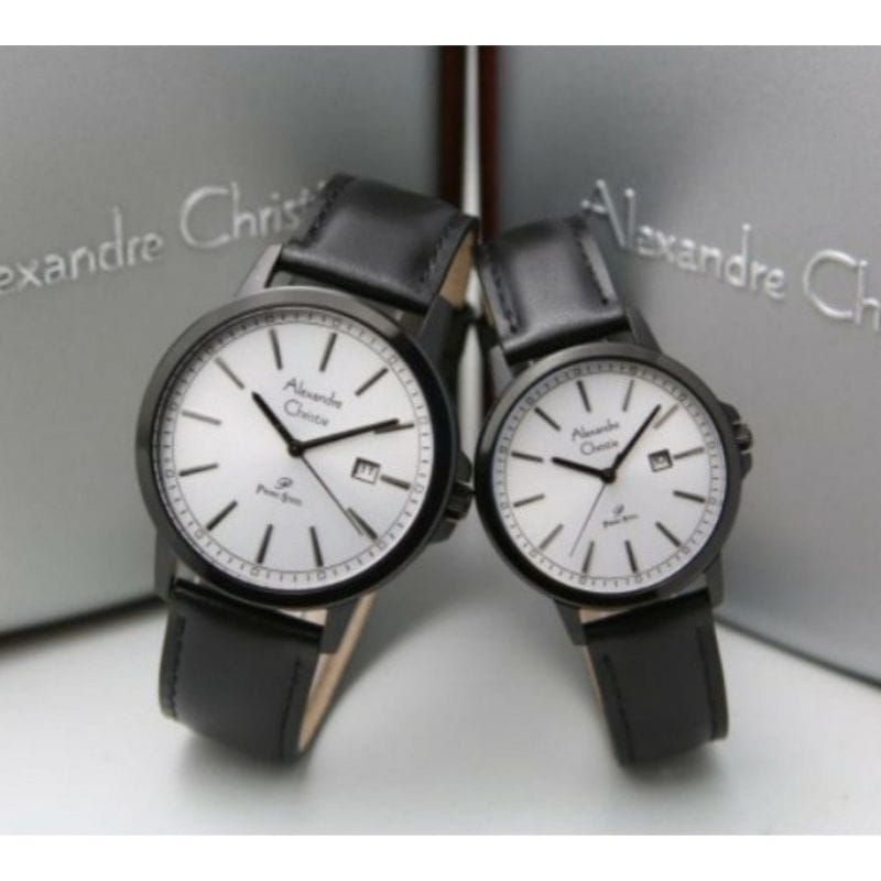 JAM TANGAN COUPLE ALEXANDRE CHRISTIE AC 1014/AC 1027/ AC 103 KULIT ORIGINAL