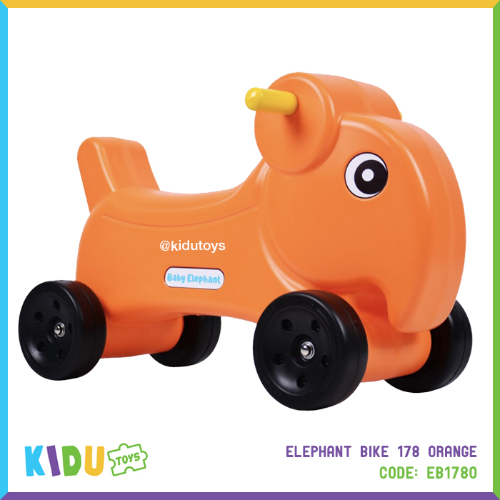 Mainan Sepeda Anak Baby Elephant Balance Bike 178 Kidu Toys