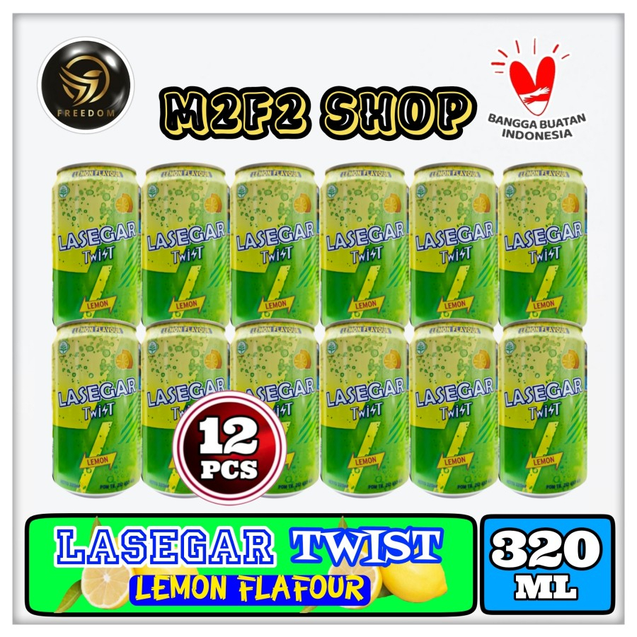 

LASEGAR Twist Minuman Penyegar Lemon Original Kaleng - 320 ml (Kemasan 12 Pcs)