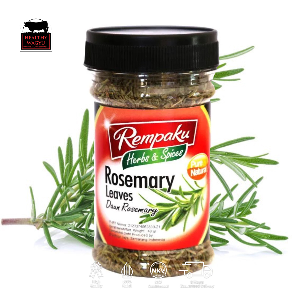 

RK01 Rosemary Leaves Daun Rosemary Kering Rempaku 40gr Healthy Wagyu