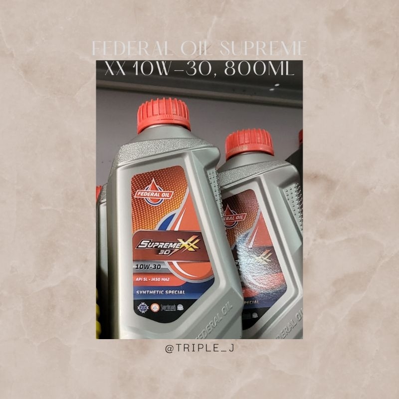Federal Supreme Xx SAE 10w-30 800ml