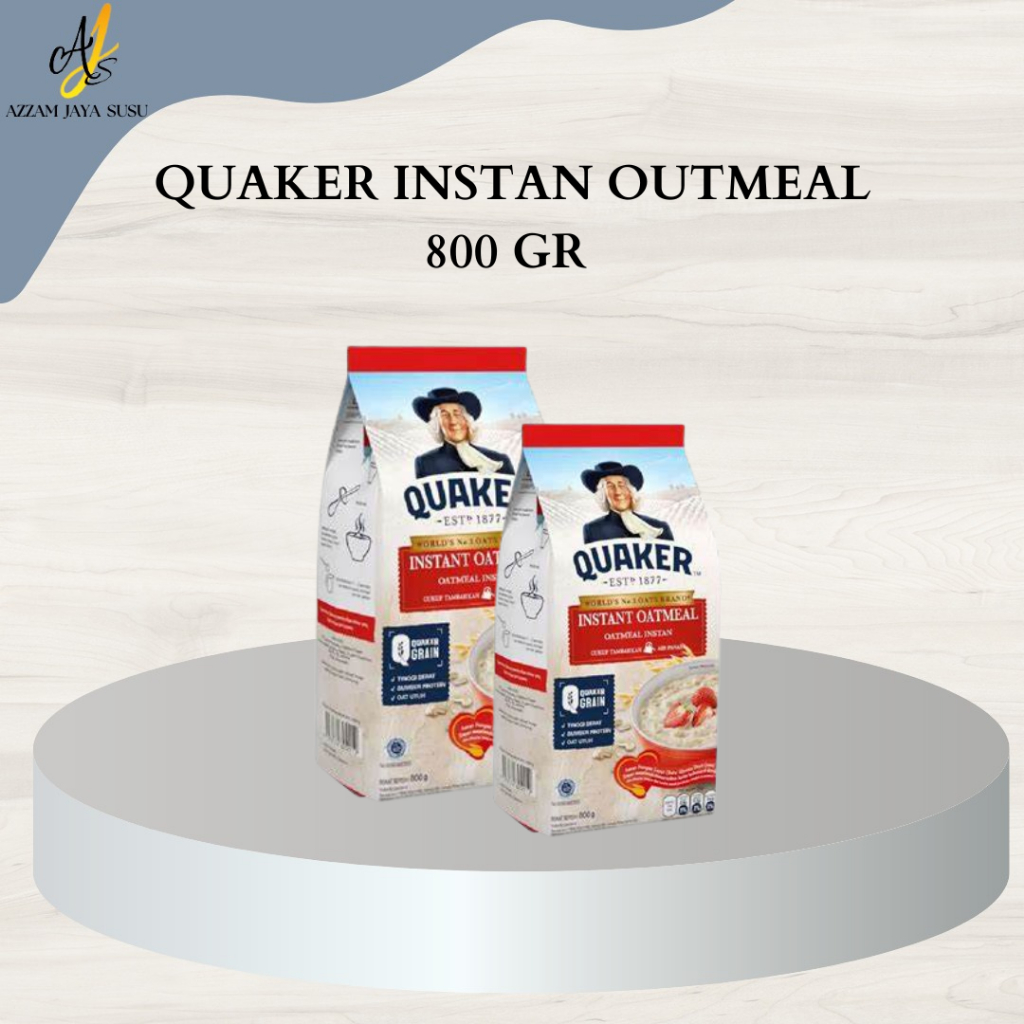 Quaker Instant Oatmeal 800 gr / Azzam Jaya Susu