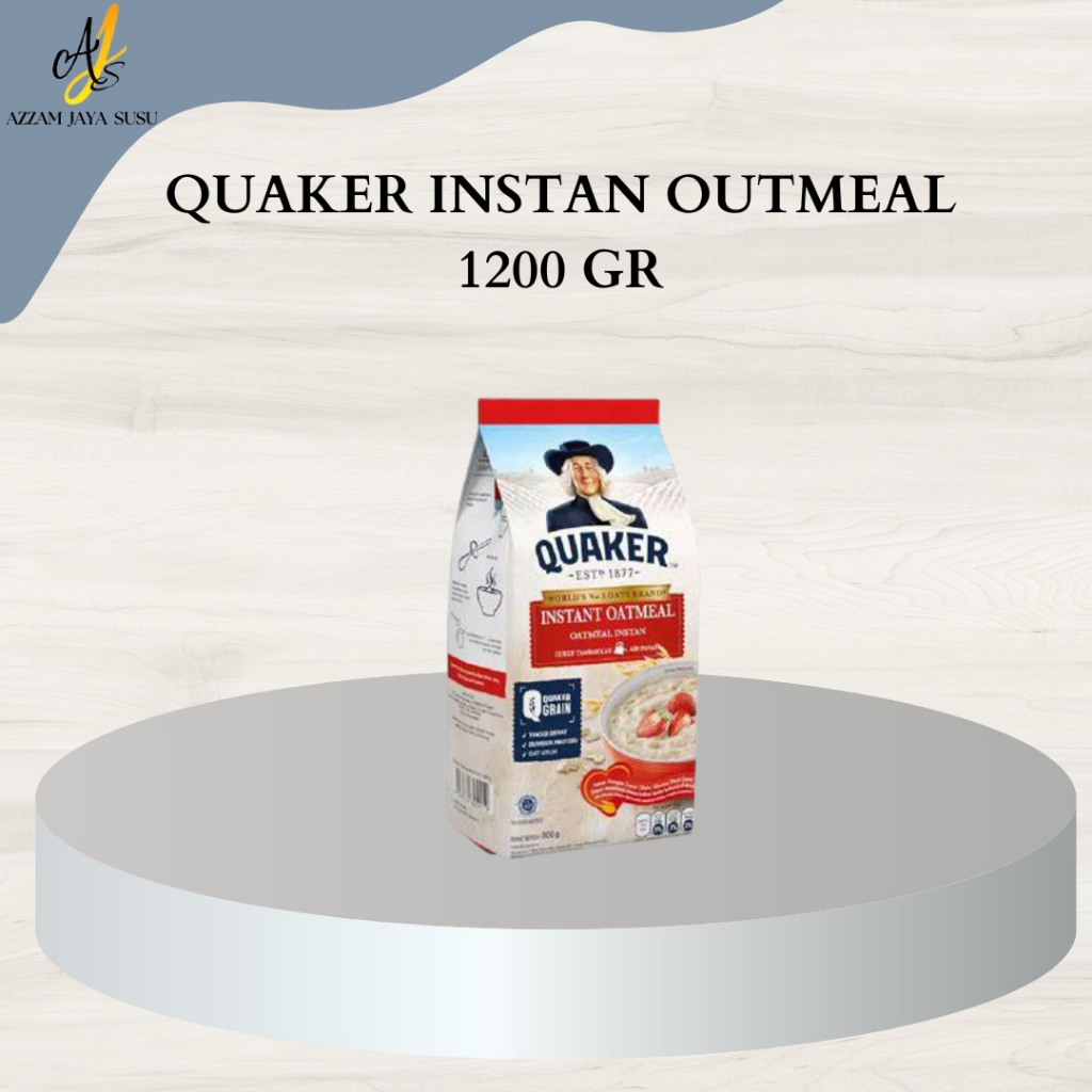 

Quaker Instant Oatmeal 1200 GR / Azzam Jaya Susu