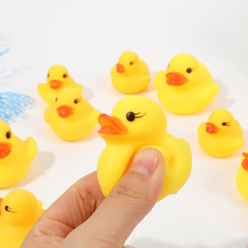 -Bebek Karet Mainan Mandi Anak bayi / mainan bak mandi bayi/ mainan bayi / baby bath toys PROMO SEN