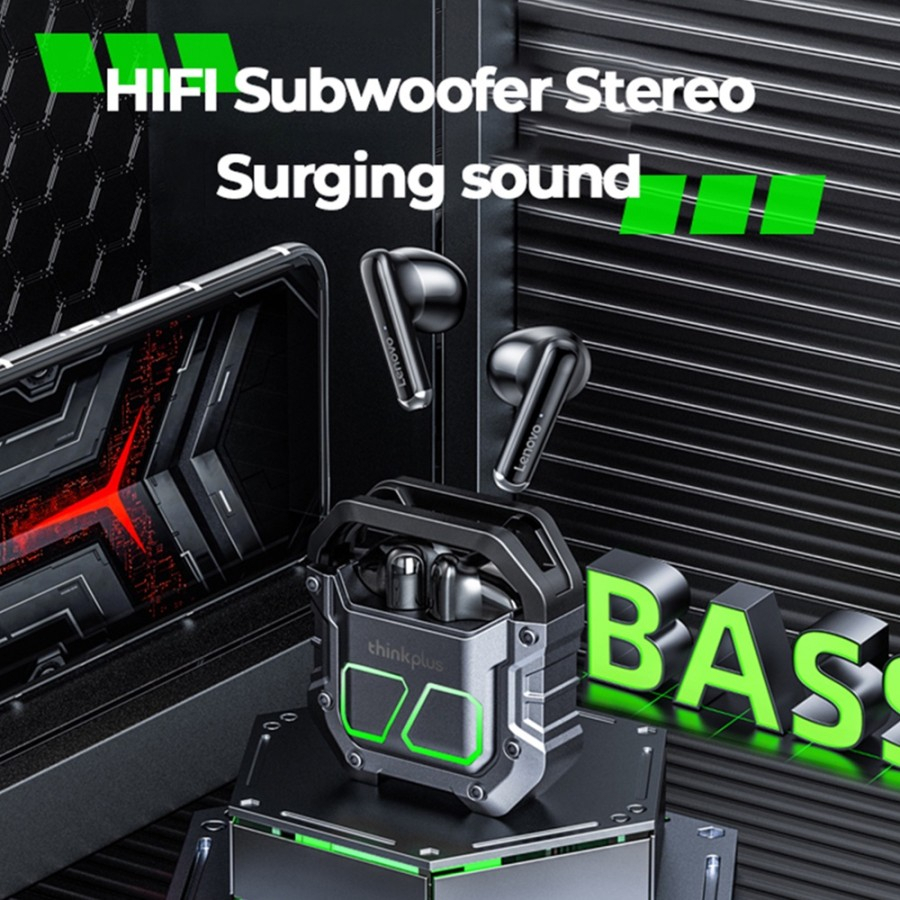 Thinkplus Lenovo XT81 Bluetooth Earphone Tws Gaming Low Latency