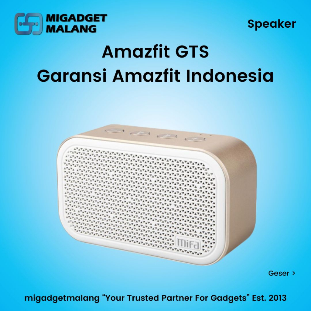 MiFa M1 Stereo Bluetooth Speaker Dengan MicroSD Slot