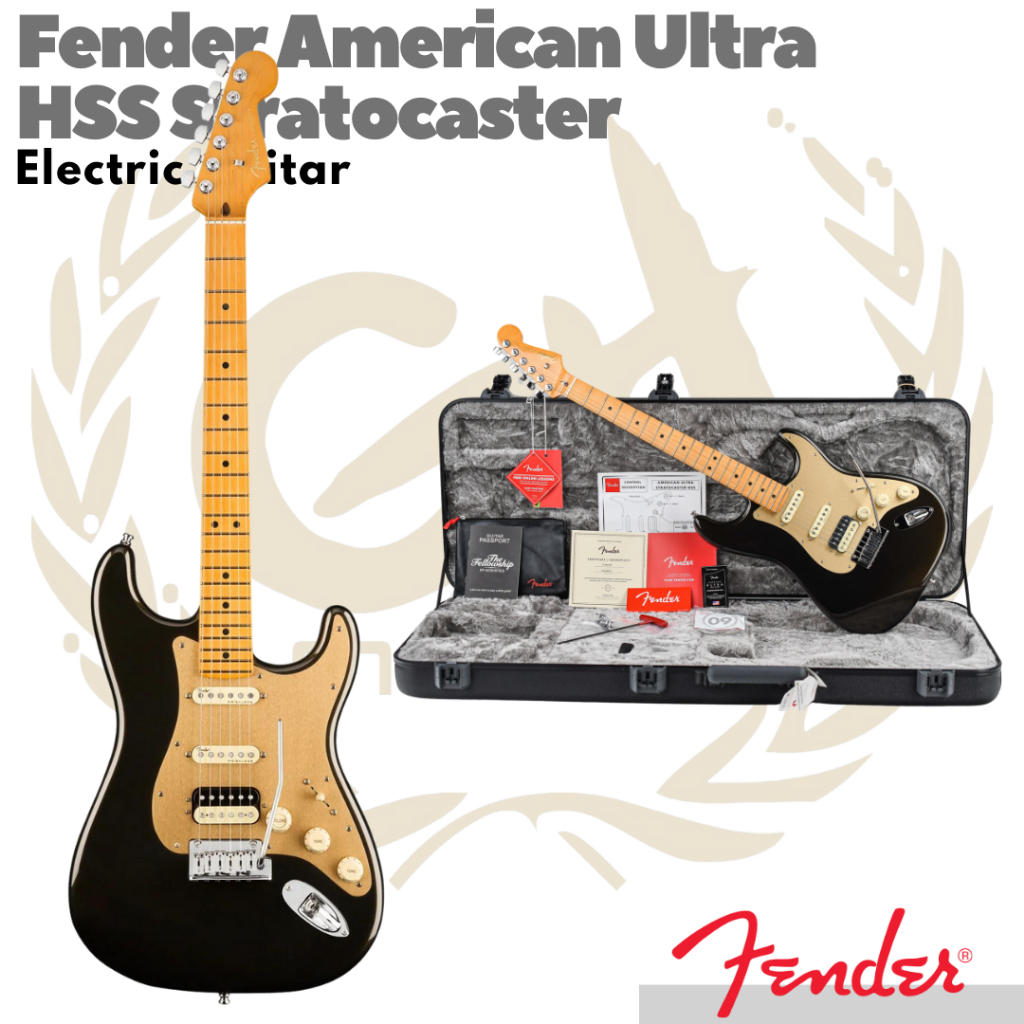 FENDER AMERICAN ULTRA HSS Stratocaster Electric Guitar | Gitar Listrik Original