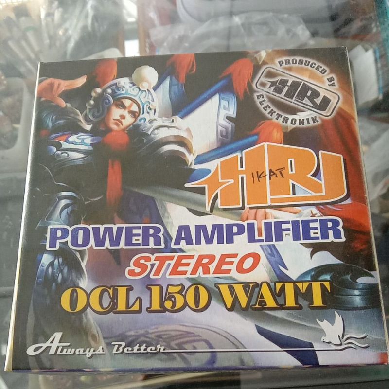 POWER AMPLIFIER STEREO OCL 150 WATT