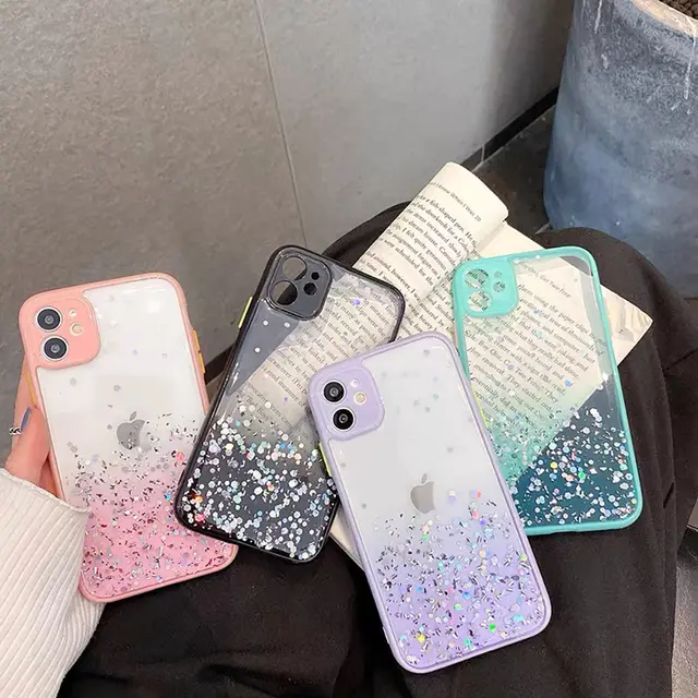 Case Softcase Casing Silikon GLITTER IPHONE 7+ 8+ X XS XR