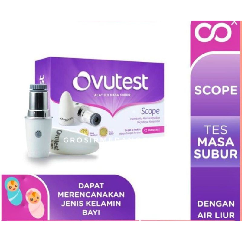 OVUTEST SCOPE HANYA DENGAN AIR LIUR - TEST KESUBURAN MEMAKSIMALKAN KEHAMILAN