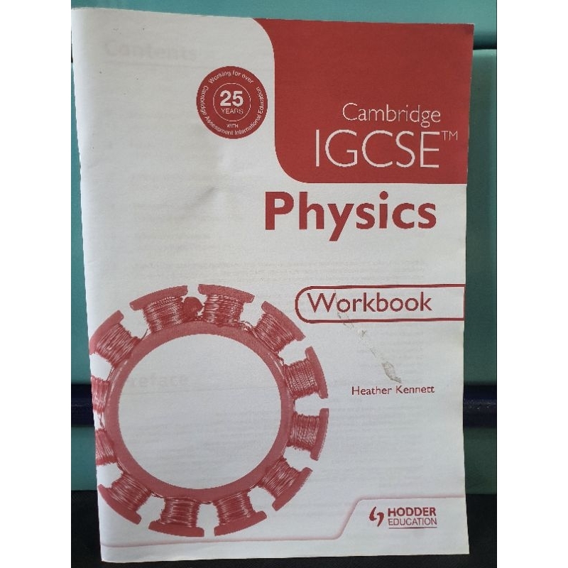 workbook cambridge IGCSE PHYSICS