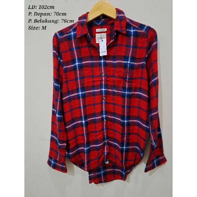 46 American Eagle Outfitters Premium Kemeja Flannel