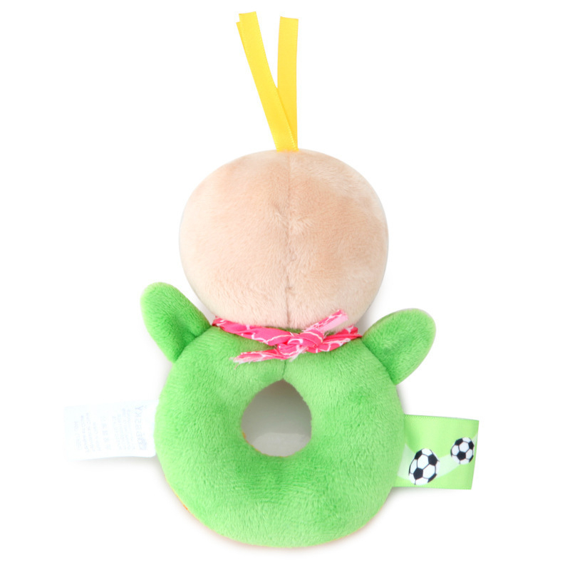 [BIG SALE] Mainan Bayi Rattle Bentuk Bulat Rattle Donut Donat Bahan Plush Cocok Untuk Hampers