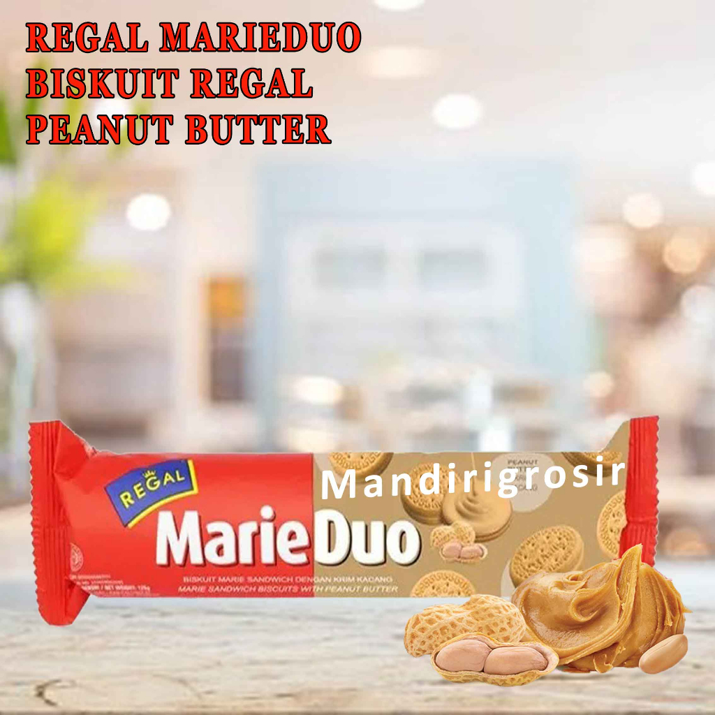 REGAL MARIE DUO PEANUT BUTTER 100g