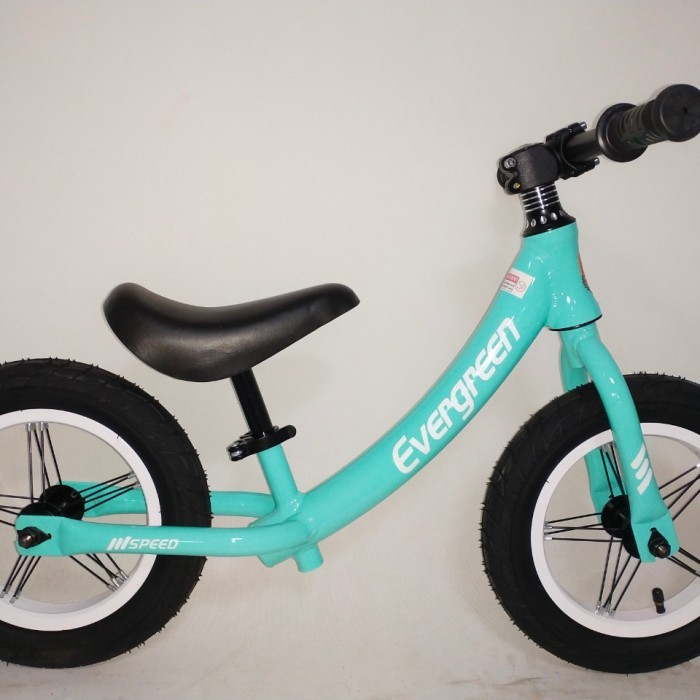 Sepeda Keseimbangan Anak Push Bike Balance Bike Evergreen D68 Alloy Free Helm Dan Deker