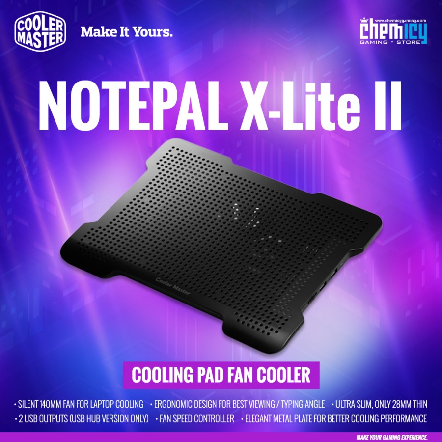 Cooler Master Notepal X-Lite II Cooling Pad / Laptop Fan