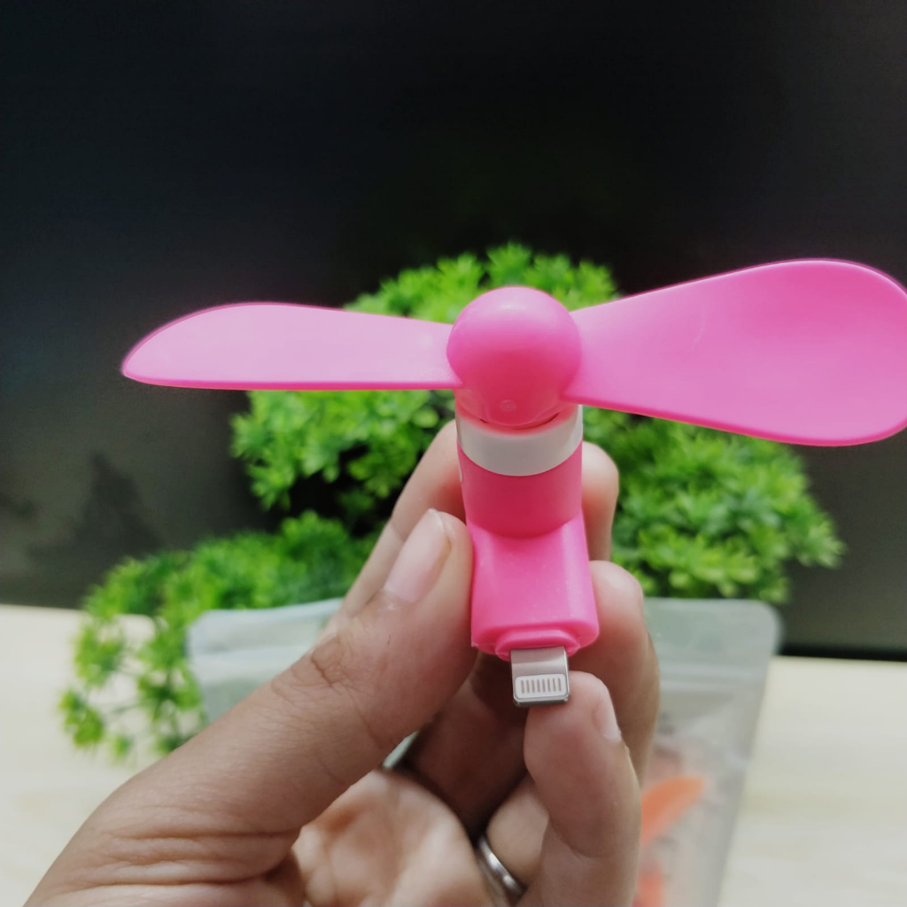 Kipas OTG Mini Fan Kencang Mantap For iphone