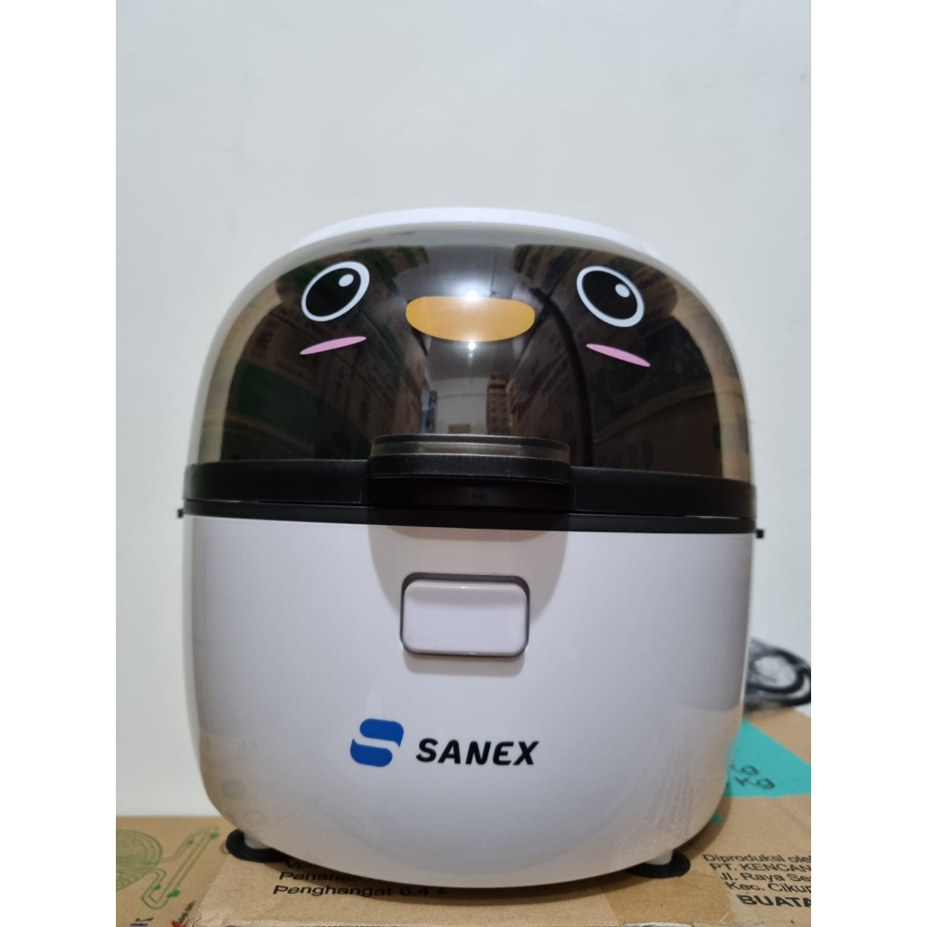 SANEX Air Fryer Penggorengan Tanpa Minyak 4 Liter Panci kaca Transparan SN-AF401G C-TRUE