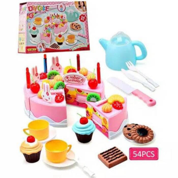 

Promo Mainan Kue Potong DIY Birthday Cake Fruit Cake Pink Besar Ulang Tahun Diskon
