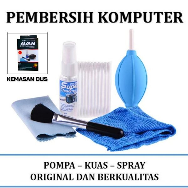 Cleaning Kit Set Multifungsi Pembersih LCD Kamera Lensa Monitor Laptop Keyboard Kacamata Dll