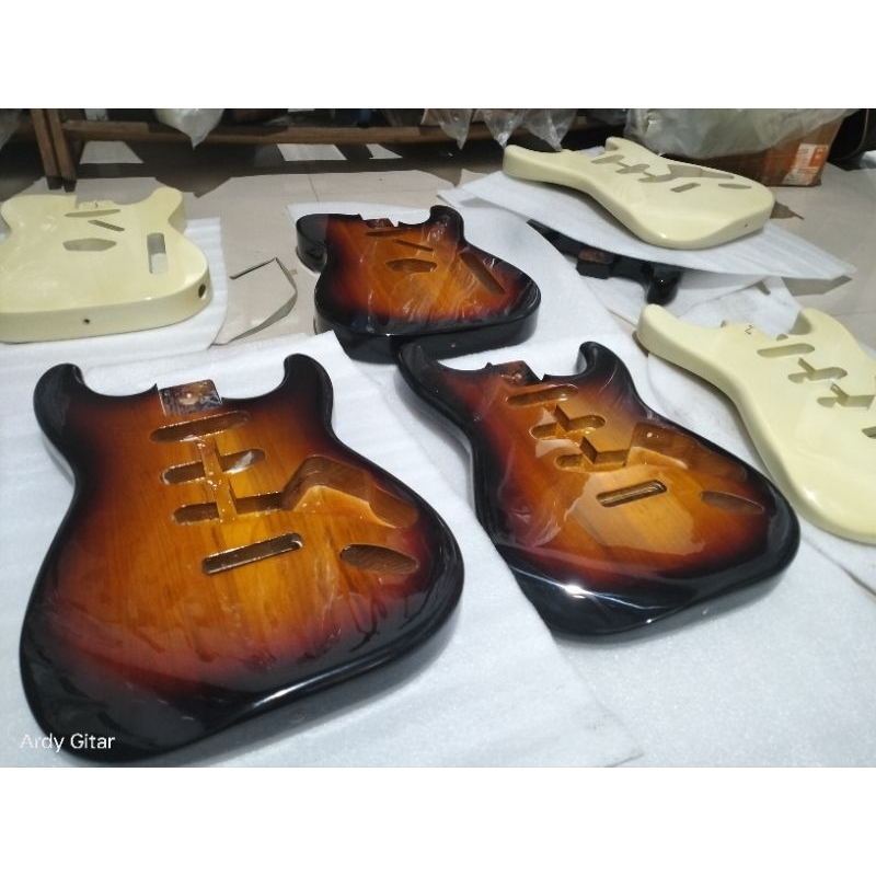 Body Gitar fender Stratocaster Telecaster finishing